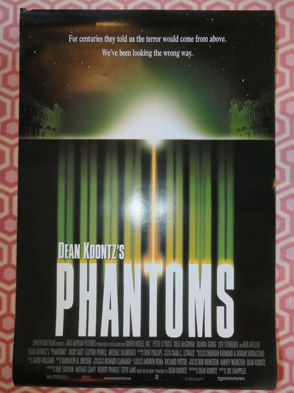 PHANTOMS US ONE SHEET ROLLED POSTER PETER O'TOOLE BEN AFFLECK 1998