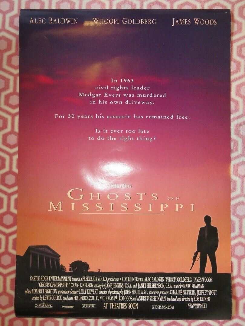 GHOSTS OF MISSISSIPPI US ONE SHEET  ROLLED POSTER ALEC BALDWIN 1996