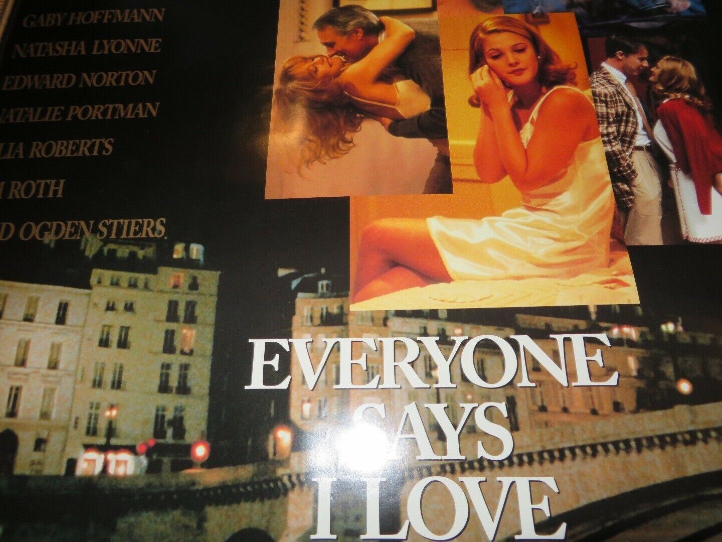 EVERYONE SAYS I LOVE YOU US ONE SHEET ROLLED POSTER WOODY ALLEN 1996