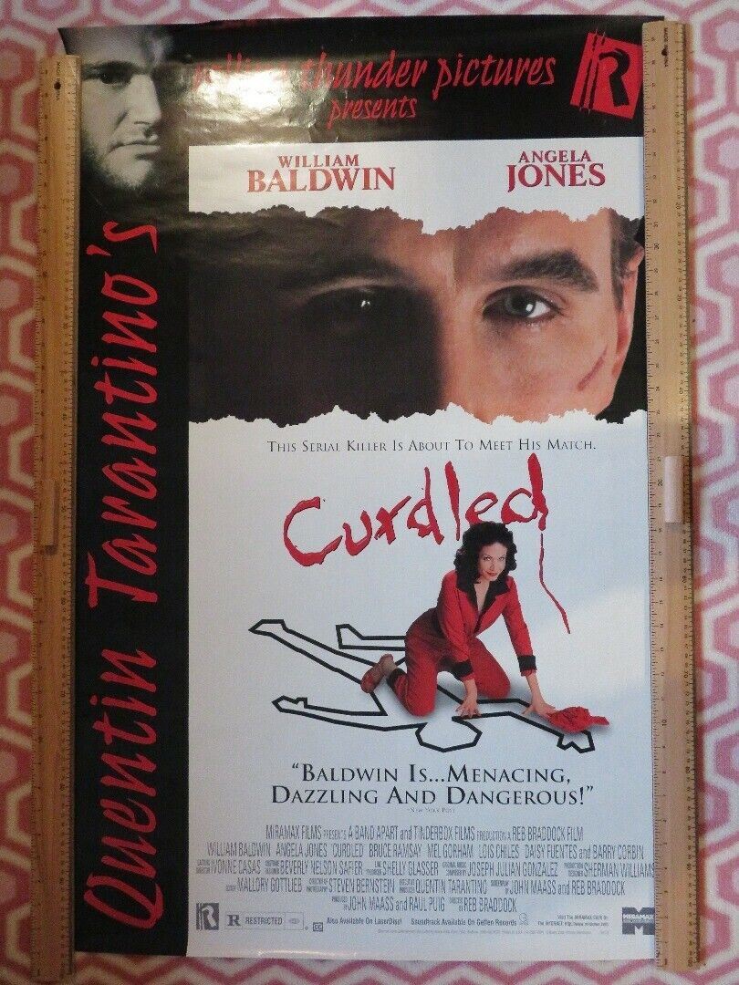 CURDLED US ONE SHEET ROLLED POSTER QUENTIN TATANTINO ANGELA JONES 1996