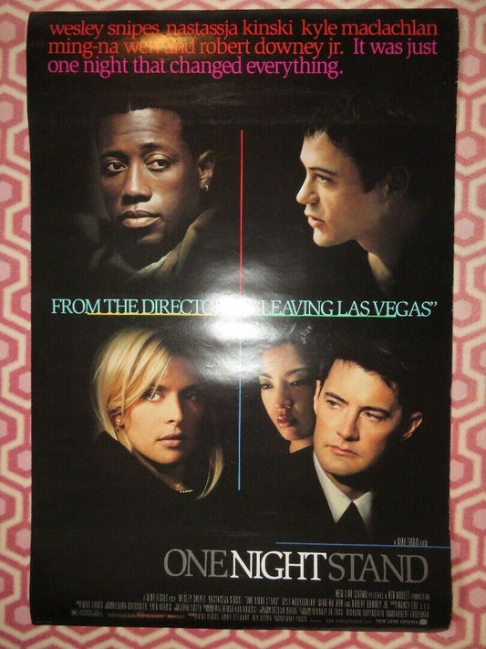 ONE NIGHT STAND US ONE SHEET ROLLED POSTER WESLEY SNIPES 1997