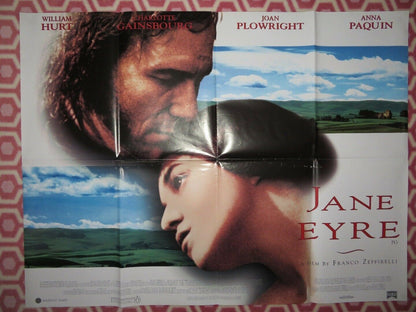 JANE EYRE BRITISH QUAD (30"x40") POSTER CHARLOTTE GAINSBOUG JOAN PLOWRIGHT '96