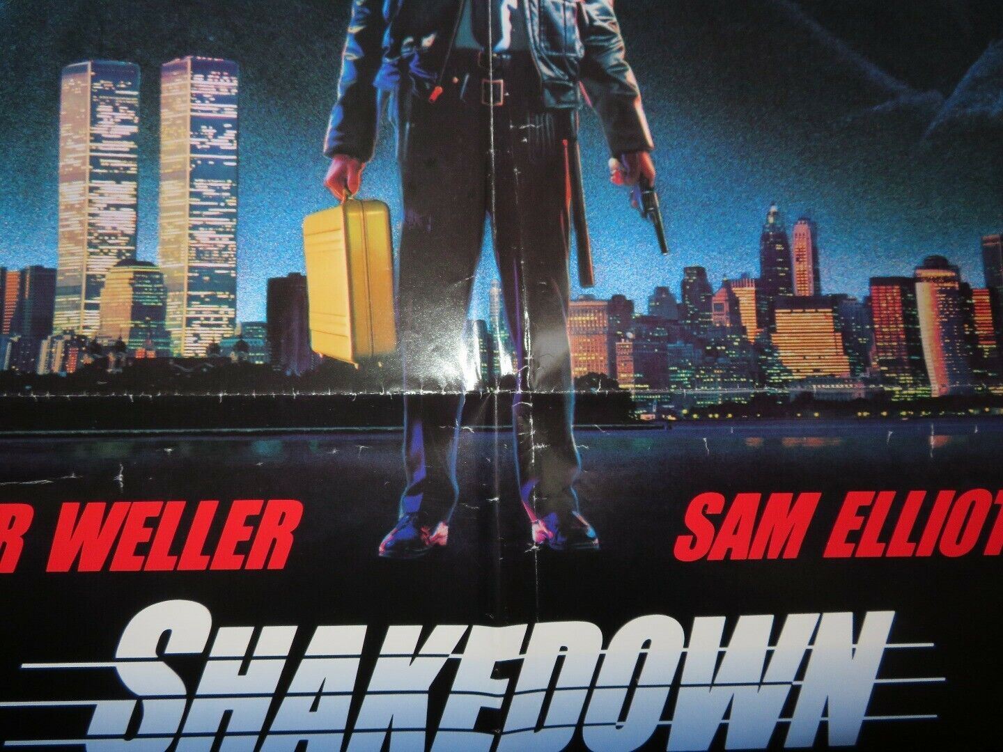 SHAKEDOWN US ONE SHEET  POSTER PETER WELLER SAM ELLIOTT 1988