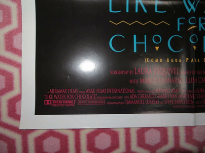 LIKE WATER FOR CHOCOLATE / Como agua para chocolate US ONE SHEET POSTER 1992