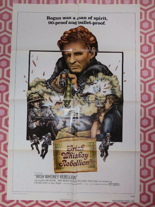 IRISH WHISKEY REBELLION US ONE SHEET POSTER WILLIAM DEVANE ANNE MEARA