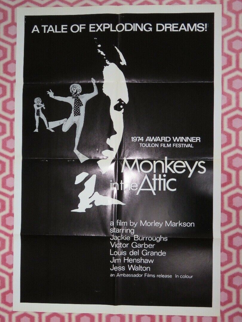 MONKEYS IN THE ATTIC US ONE SHEET  POSTER JACKIE BURROUGHS 1974