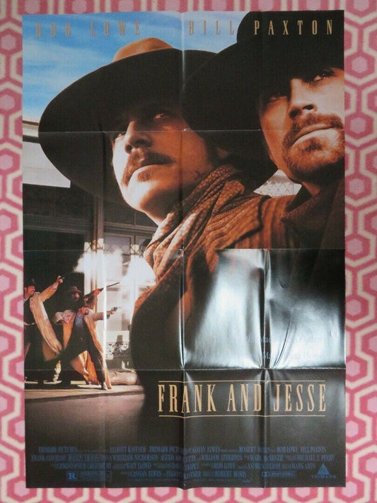 FRANK AND JESSE US ONE SHEET POSTER ROB LOWE BILL PAXTON 1994