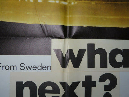 WHAT NEXT? / Swedish Love Play US ONE SHEET  POSTER MONICA NORDQUIST