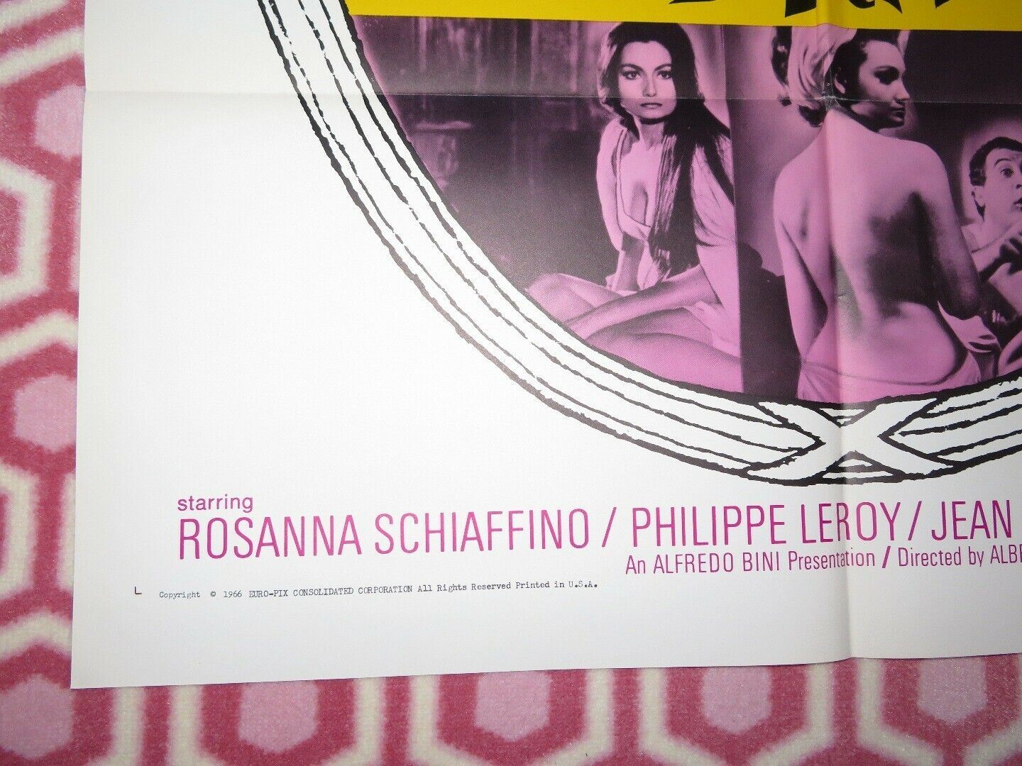 LA MANDRAGOLA US ONE SHEET POSTER ROSANNA SCHIAFFINO 1966