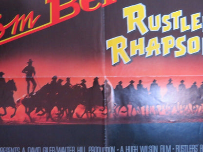 RUSTLERS RHAPSODY US ONE SHEET POSTER TOM BERENGER 1985