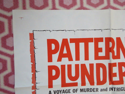 PATTERN FOR PLUNDER / OPERATION MERMAID US ONE SHEET  POSTER 1963