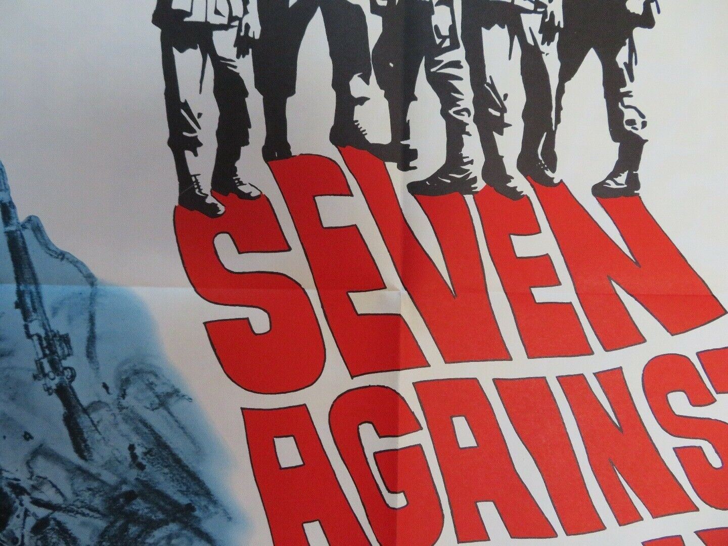 SEVEN AGAINST SUN US ONE SHEET  POSTER GERT VAN BERGH 1964