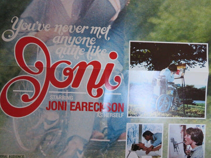 JONI US ONE SHEET POSTER JONI EARECKSON BERT REMSEN 1979