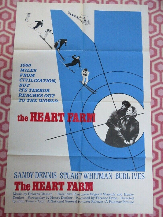 THE HEART FARM / Only Way Out Is Dead US ONE SHEET POSTER SANDY DENNIS