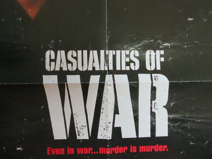 CASUALTIES OF WAR US ONE SHEET POSTER MICHAEL J.FOX SEAN PENN 1989