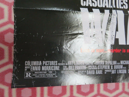 CASUALTIES OF WAR US ONE SHEET POSTER MICHAEL J.FOX SEAN PENN 1989