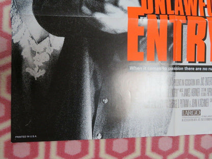 UNLAWFUL ENTRY ONE SHEET POSTER KURT RUSSEL RAY LIOTTA 1992