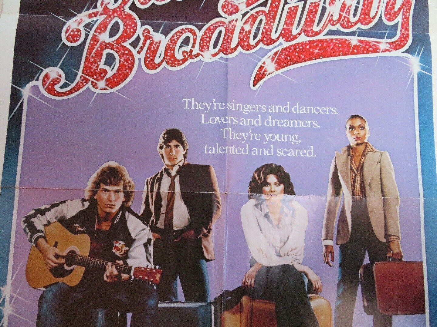 HEADING FOR BROADWAY US ONE SHEET POSTER REX SMITH TERRY TREAS 1980