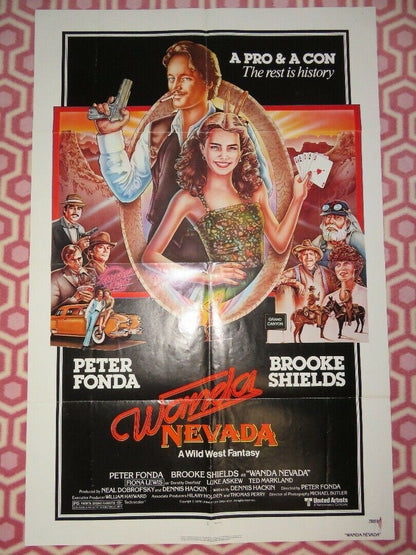 WANDA NEVADA US ONE SHEET  POSTER PETER FONDA BROOKE SHIELDS 1979