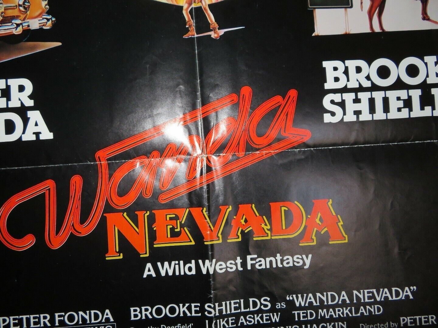 WANDA NEVADA US ONE SHEET  POSTER PETER FONDA BROOKE SHIELDS 1979