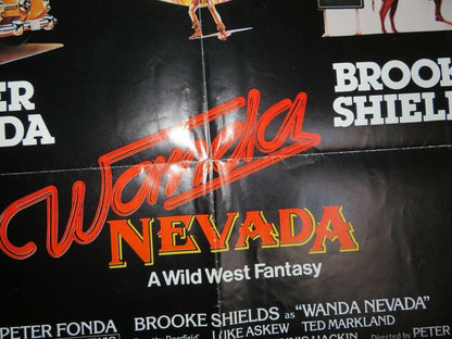 WANDA NEVADA US ONE SHEET  POSTER PETER FONDA BROOKE SHIELDS 1979