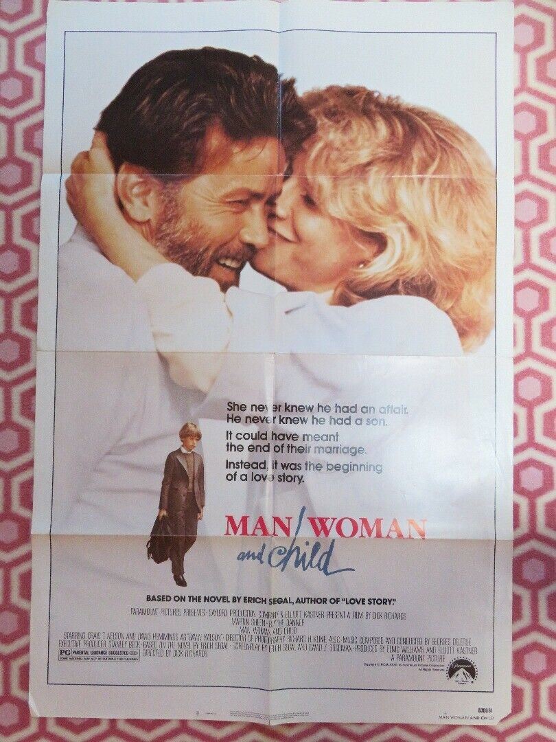 MAN WOMAN AND CHILD US ONE SHEET  POSTER MARTIN SHEEN BLYTHE DANNER