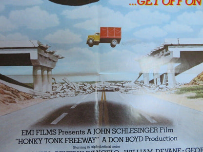 HONKY TONK FREEWAY US ONE SHEET POSTER BEAU BRIDGES HUME CRONYN 1981