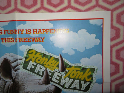 HONKY TONK FREEWAY US ONE SHEET POSTER BEAU BRIDGES HUME CRONYN 1981