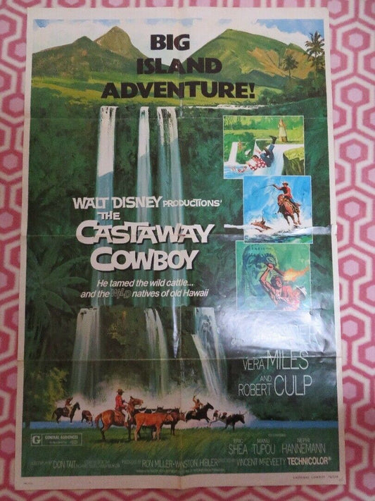 CASTAWAY COWBOY US ONE SHEET  POSTER JAMES GARNER VERA MILES 1974