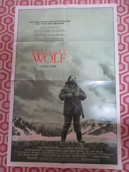 NEVER CRY WOLF US ONE SHEET  POSTER DISNEY CHARLES MARTIN SMITH 1983