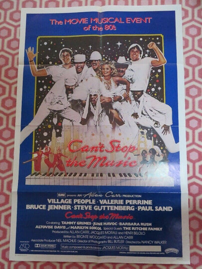 CAN'T STOP THE MUSIC US ONE SHEET  POSTER VILLAGE PEOPLE BRUCE JENNER