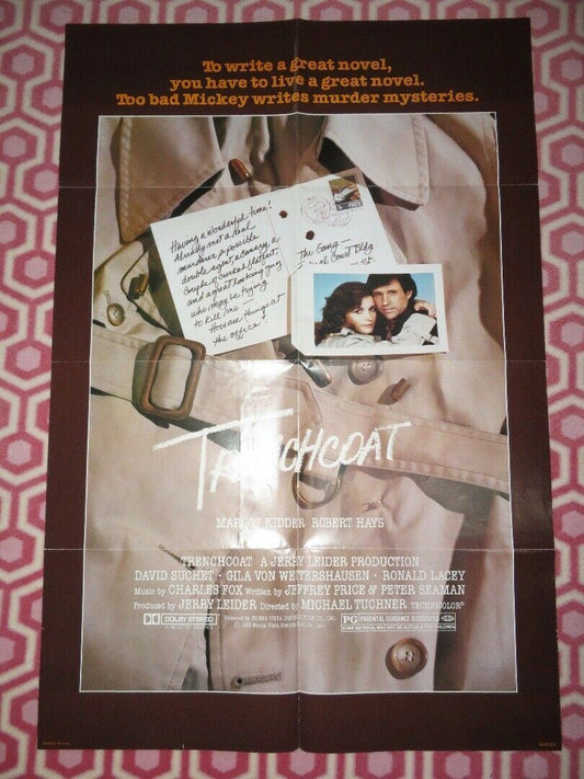 TRENCHCOAT US ONE SHEET  POSTER MARGOT KIDDER ROBERT HAYS 1983