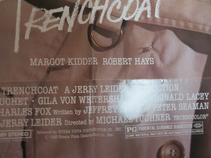 TRENCHCOAT US ONE SHEET  POSTER MARGOT KIDDER ROBERT HAYS 1983