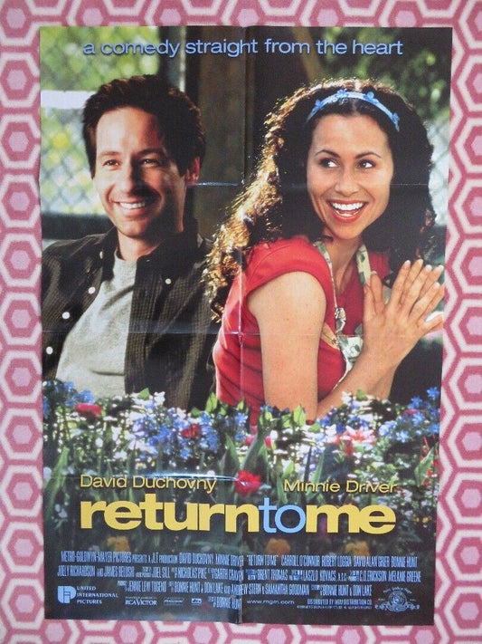 RETURN TO ME US ONE SHEET (27 x 41) POSTER MINNIE DRIVER DAVID DUCHOVNY 2000