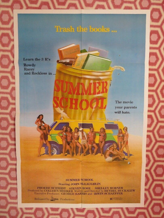 SUMMER SCHOOL US ONE SHEET (27 x 41) POSTER JOHN MCLAUGHLIN BETHEL BUCKALEW