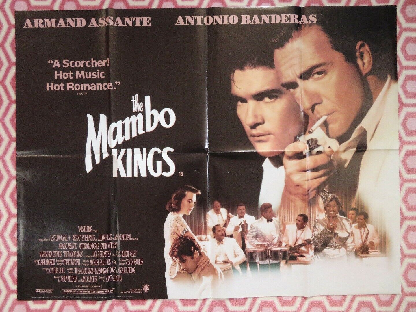 THE MAMBO KINGS BRITISH QUAD (30 x 40) POSTER ANTONIO BANDERAS ARMAND ASSANTE