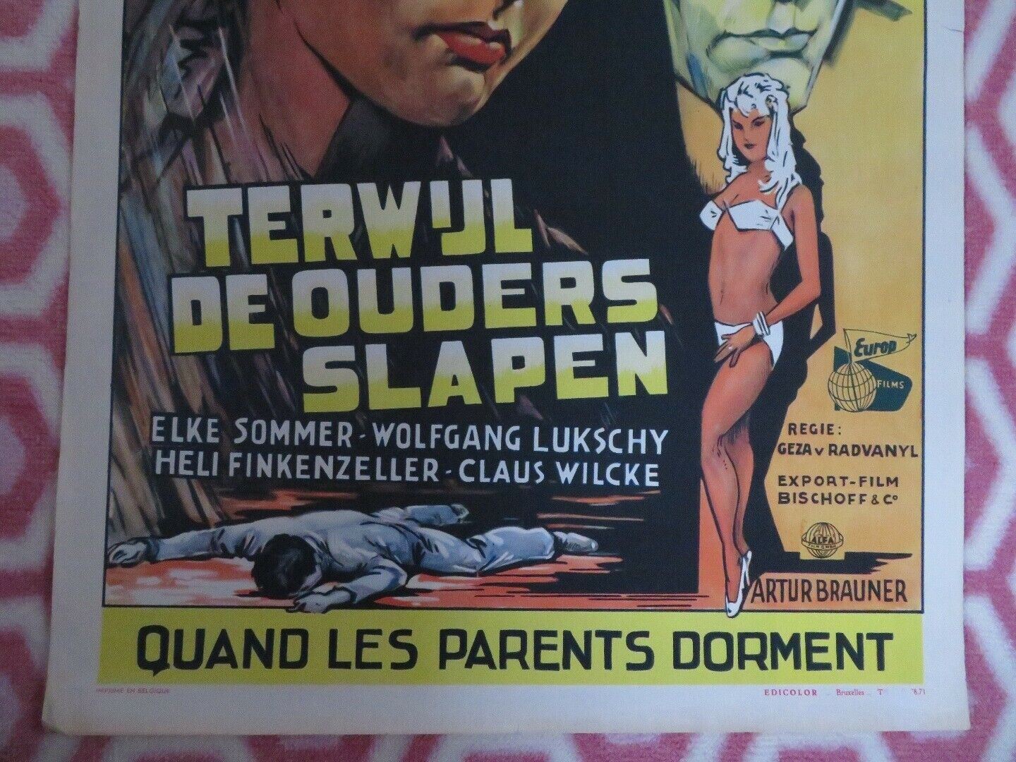 TERWILL DE OUDERS SLAPEN/ Und sowas nennt sich Leben BELGIUM (22"x 14.5")POSTER