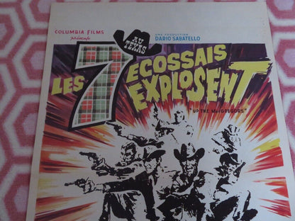 LES 7 ECOSSAIS EXPLOSENT/Up the MacGregors BELGIUM (21"x 14") POSTER 1967