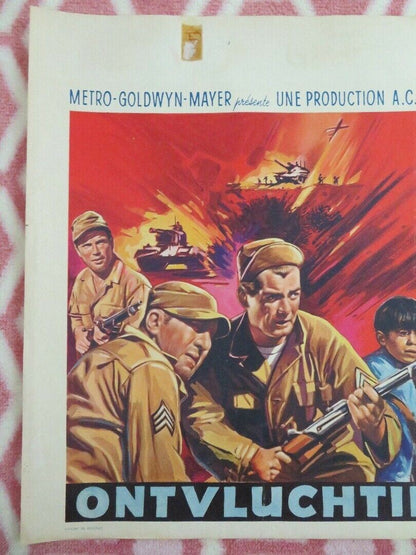 EVASION EN COREE/ THE YOUNG AND THE BRAVE BELGIUM (14"x 21") POSTER RORY CALHOUN