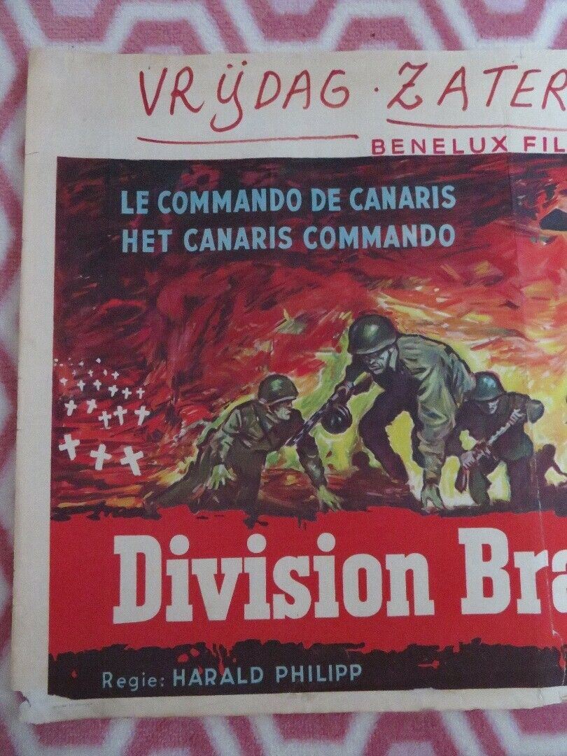 DIVISION BRANDENBURG BELGIUM (14.5"x 22") POSTER HARALD PHILIPP 1960