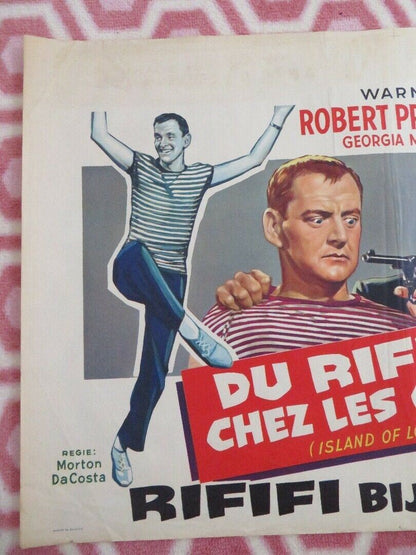 DU RIFIFI CHEZ LES GRECS/ ISLAND OF LOVE BELGIUM (15"x 22") POSTER 1963