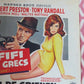 DU RIFIFI CHEZ LES GRECS/ ISLAND OF LOVE BELGIUM (15"x 22") POSTER 1963