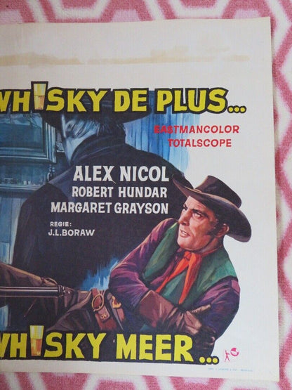 ET POUR UN WHISKY DE PLUS / Cavalca e uccidi  BELGIUM (14"x 21") POSTER 1964