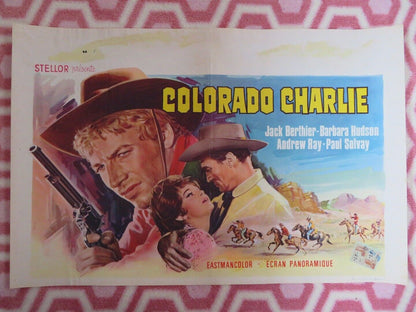 COLORADO CHARLIE  BELGIUM (14"x 21") POSTER JACK BERTHIER 1965