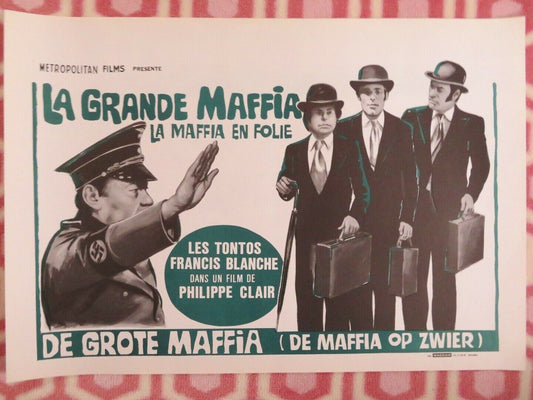 LA GRANDE MAFFIA BELGIUM (14.5"x 21") POSTER FRANCIS BLANCHE 1971