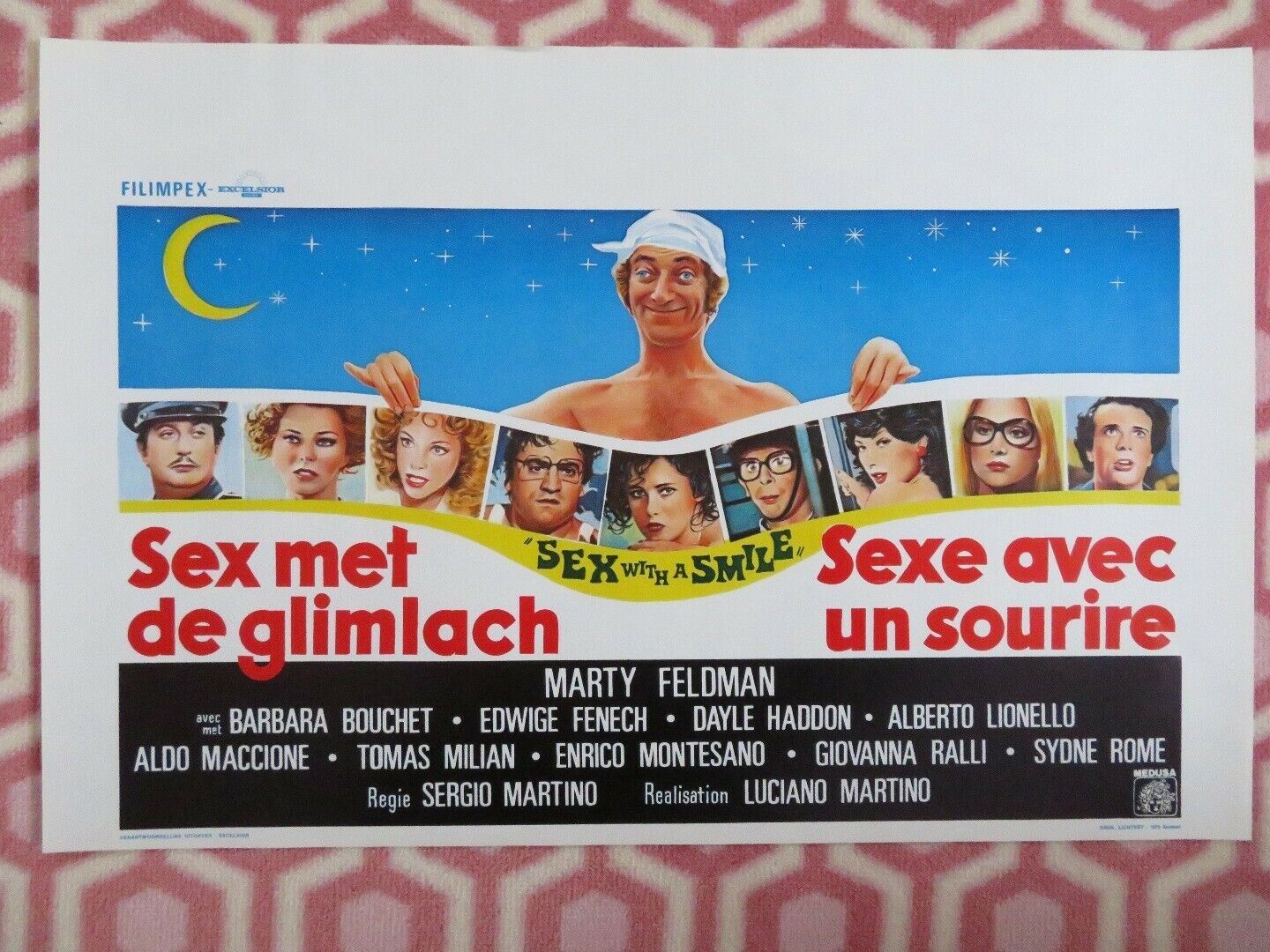 SEX AVEC UN SOURIRE/ SEX WITH A SMILE BELGIUM (14.5"x 21.5") POSTER 1976