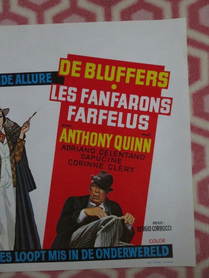 LES FANFARONS FARFELUS/ High Rollers BELGIUM (14"x 21") POSTER ANTHONY QUINN '76