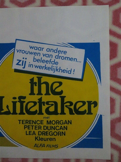 THE LIFETAKER BELGIUM (14"x 21") POSTER TERENCE MORGAN 1975