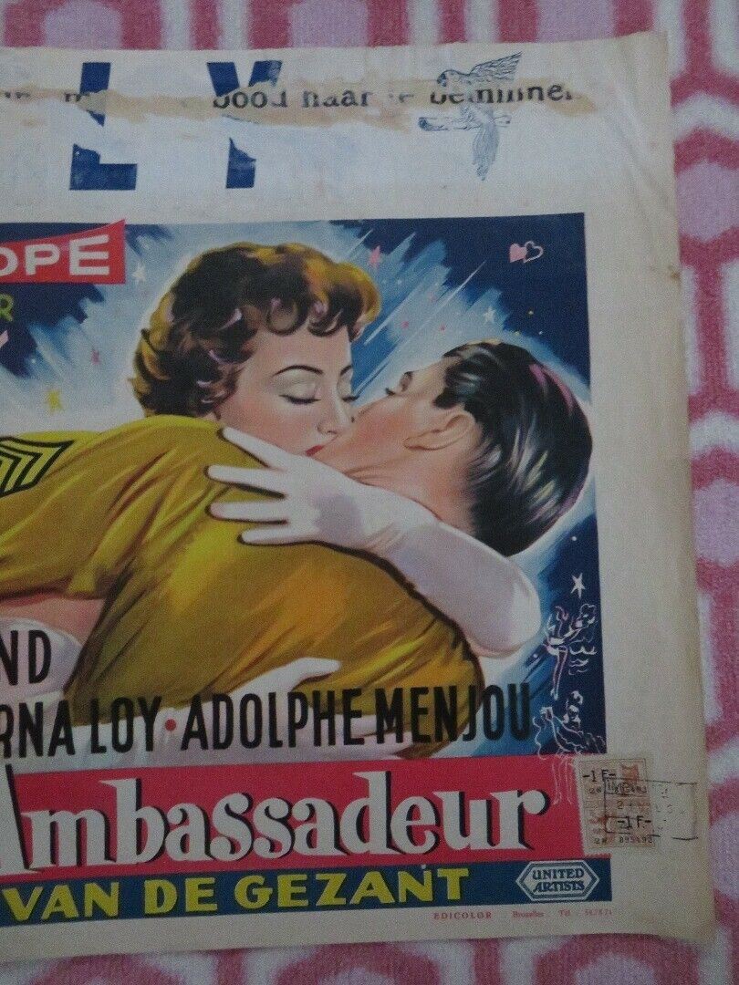 LA FILLE DE L'AMBASSADEUR/ The Ambassador's Daughter BELGIUM (14"x 21") POSTER