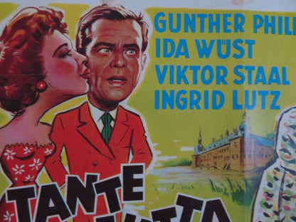 TANTE JUTTA AUS KALKUTTA BELGIUM (14"x 21.5") POSTER GUNTHER PHILIPP 1953